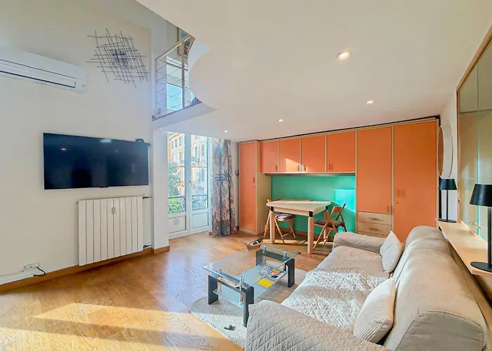 Place Grimaldi - Wifi, Ac, 3pers Апартаменты